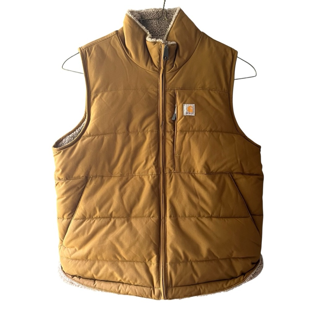 Carhartt Tan Quilted Vest